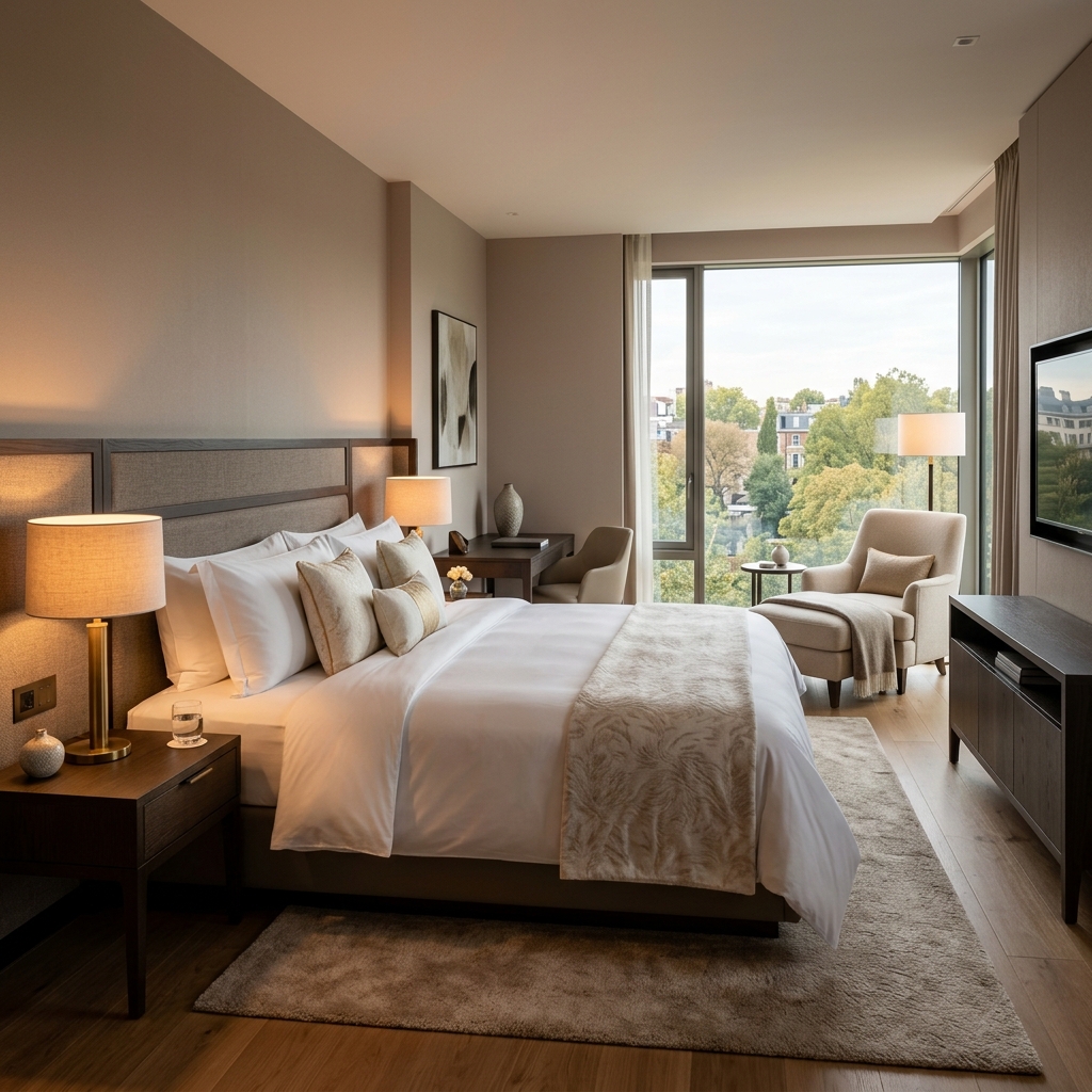 Pilgrim accommodation — clean, comfortable rooms